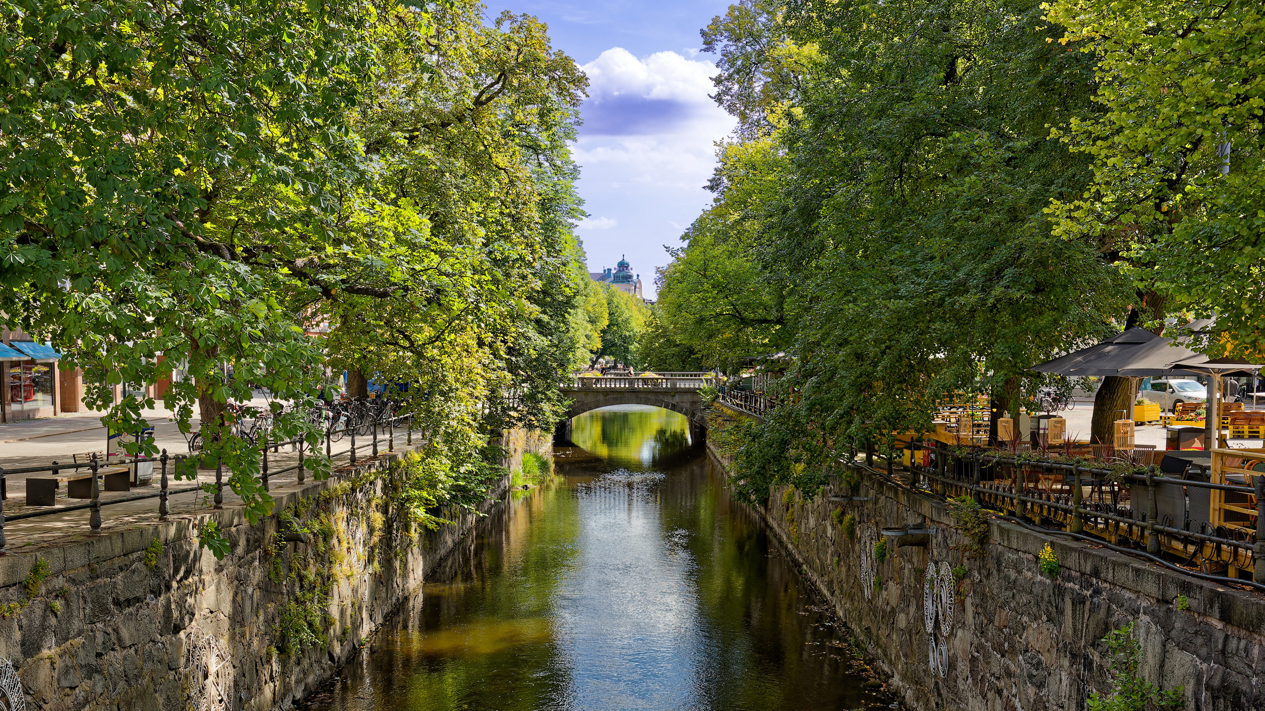 Fyrisån, Uppsala, Schweden 2024